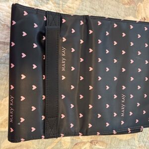 Pink and black Mary Kay large makeup bag! Holds everything!